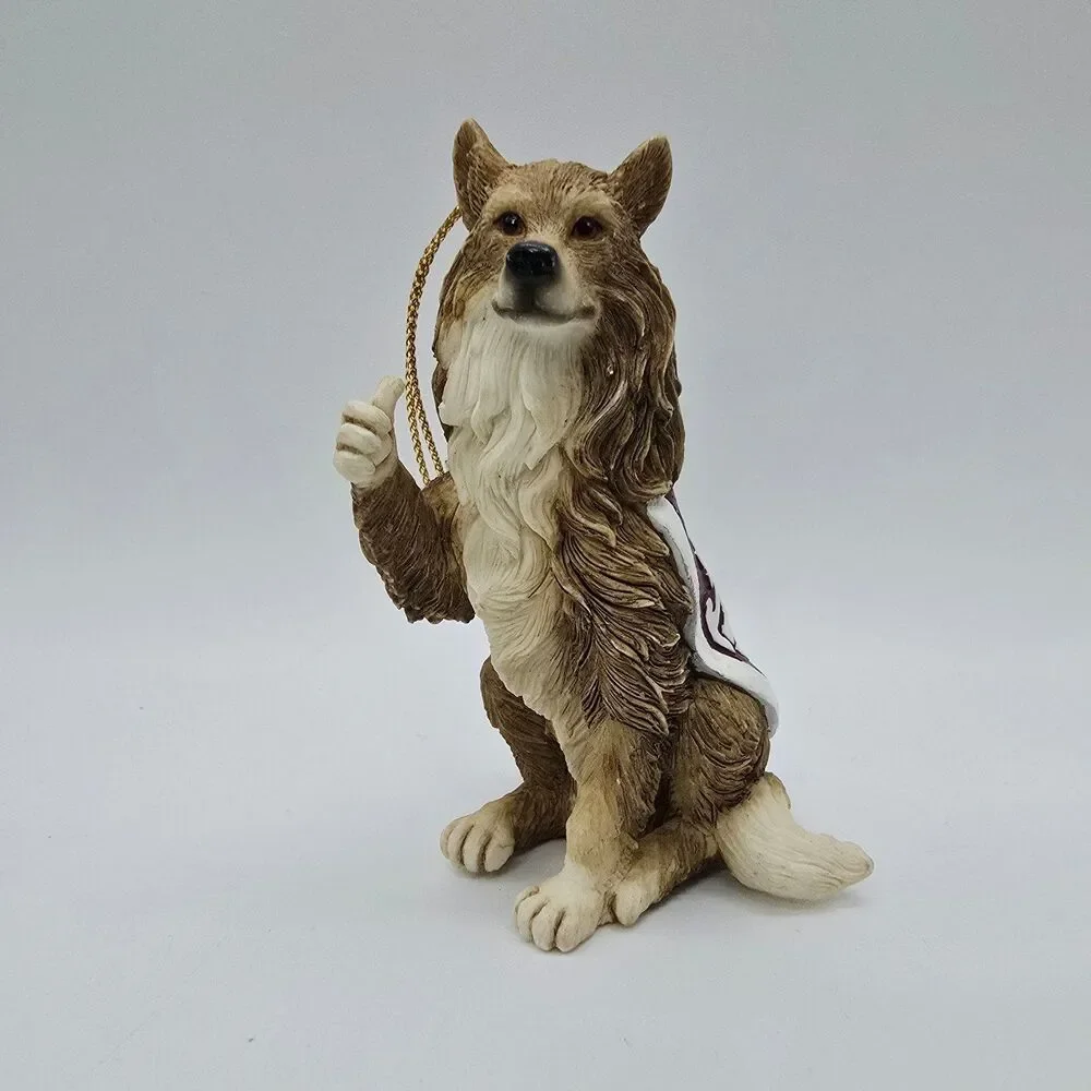TEXAS A&M AGGIES REVEILLE Collie Mascot Ornament